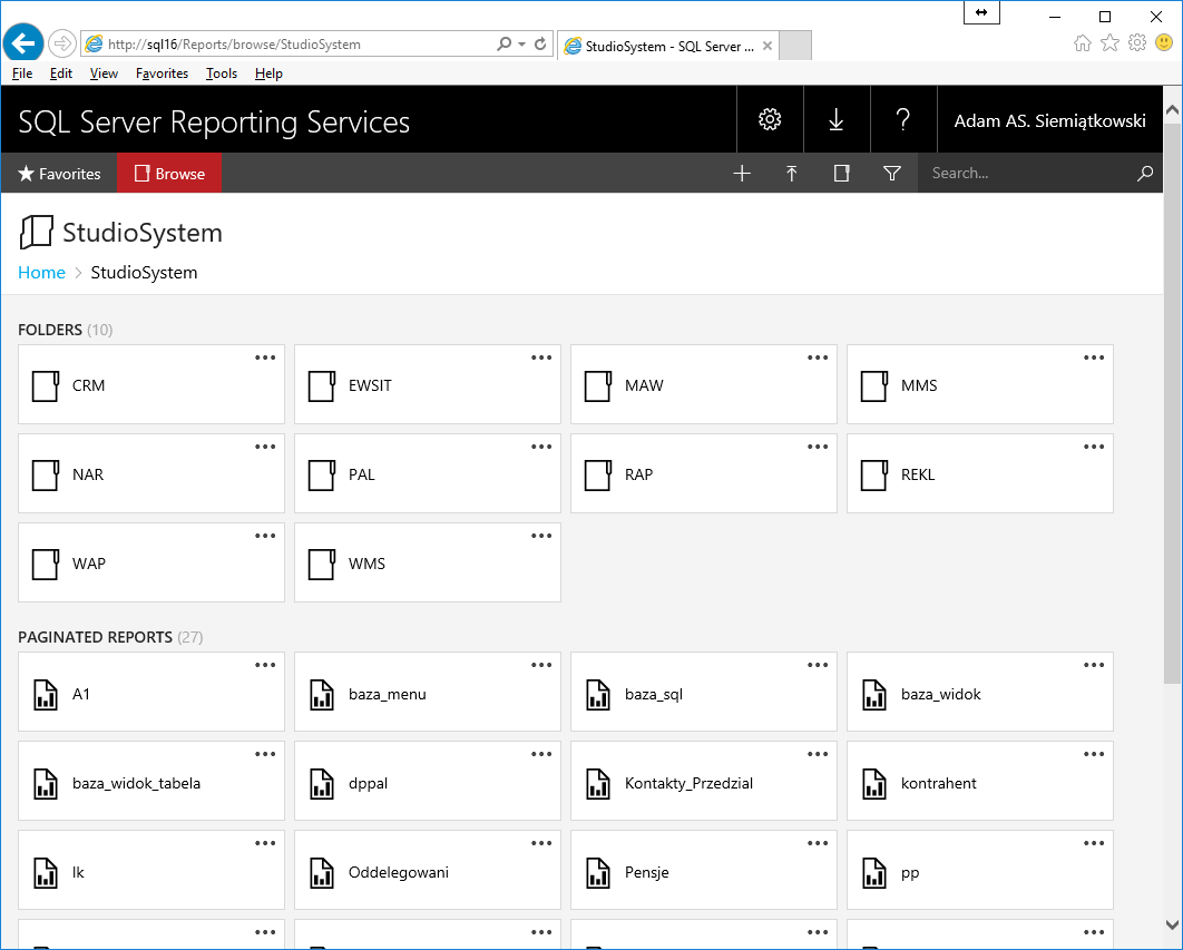 SQL reporting services